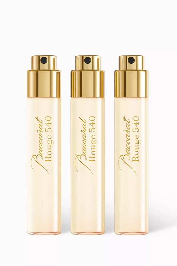 Baccarat Rouge 540 Refills Extrait de Parfum, 3 x 11ml