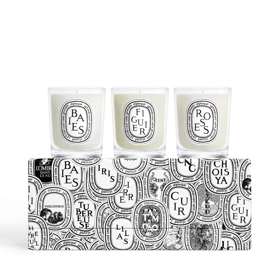 Baies–Figuier-Rose Candle Set, 3X70G