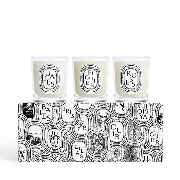 Baies–Figuier-Rose Candle Set, 3X70G