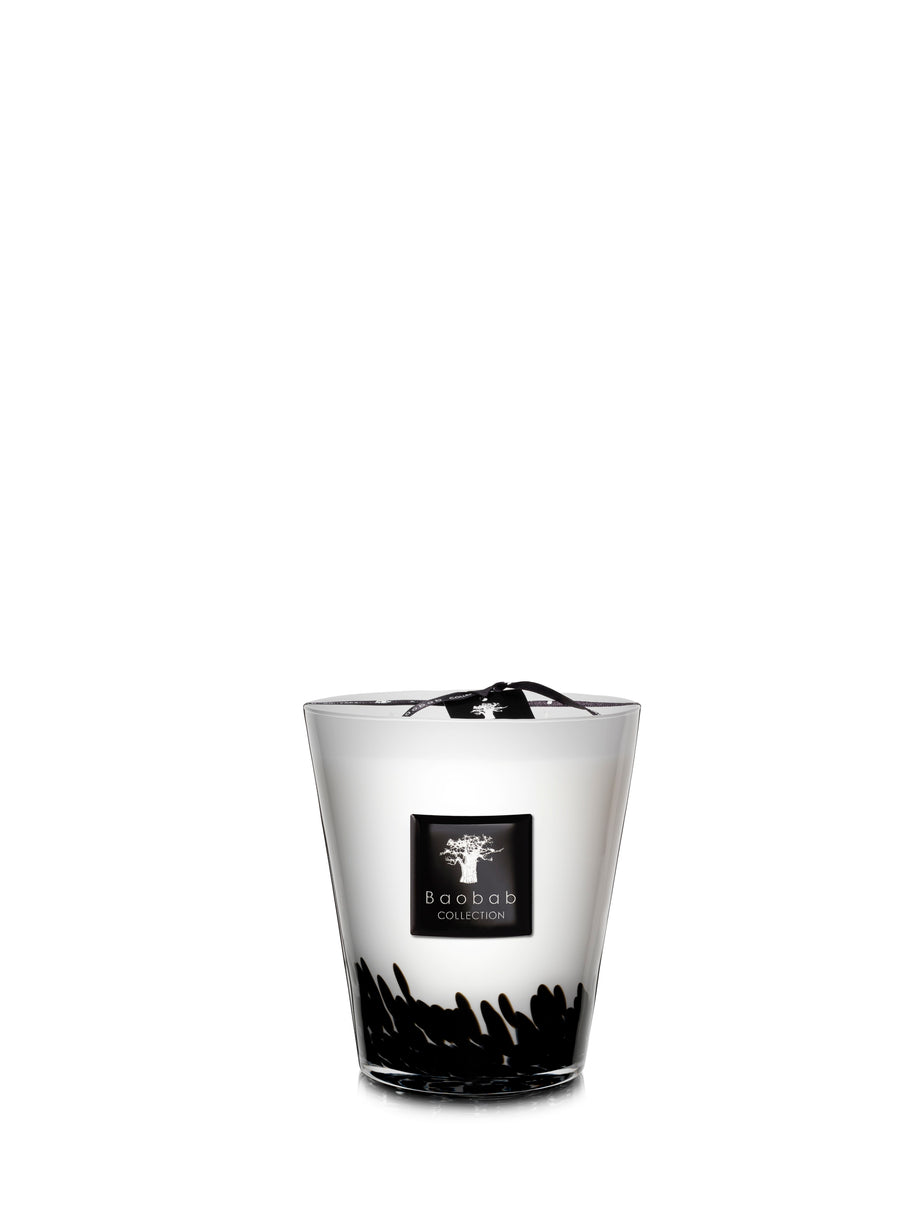 Feathers Black Scented Candle