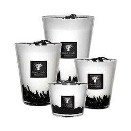Feathers Black Scented Candle