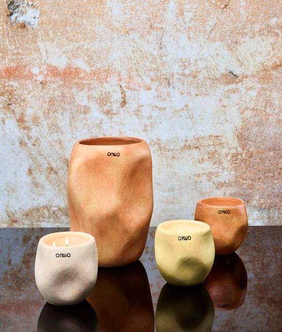 Cape Earth Pink Candle - Sao Tome