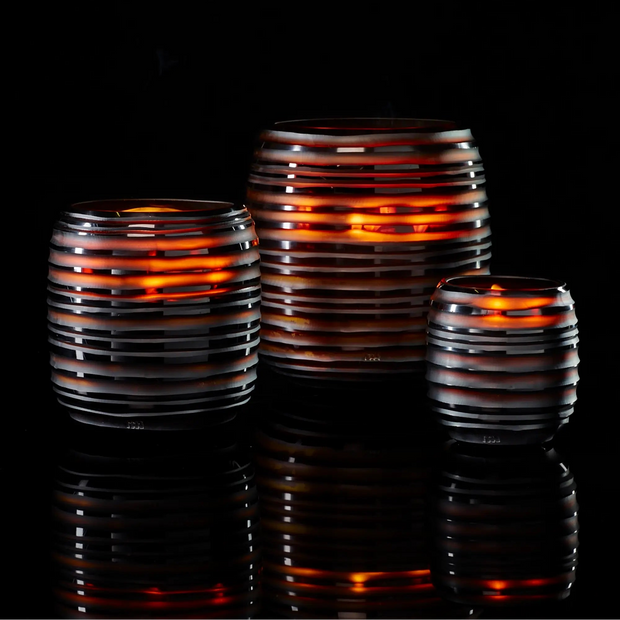 شمعة كهرمانية كروية - سفاري